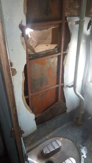 Rail property stolen in Lalkuan