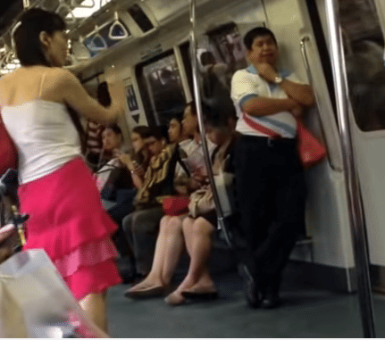 ballerina performance in singapore metro