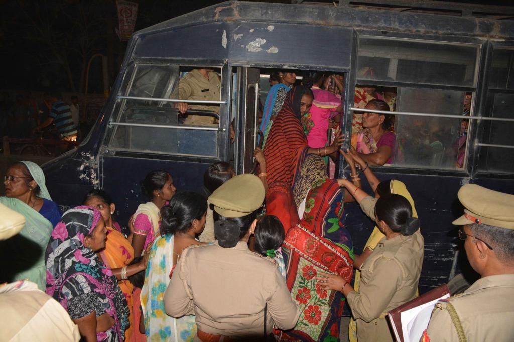 Demolition in liquor shop in Hukulganj, 10 women sent to jail