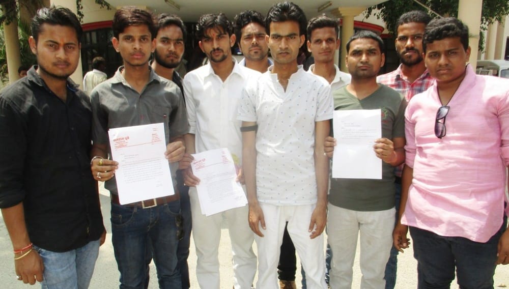 Demand for action on the college administration