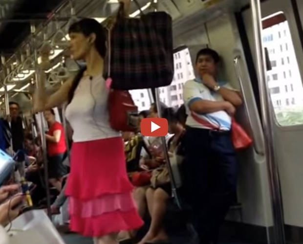 ballerina performance in singapore metro