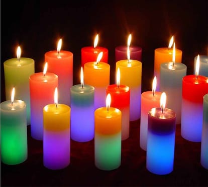 colourful candle can change your financial status