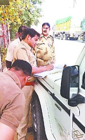 no entry for the Vehicles from Haryana