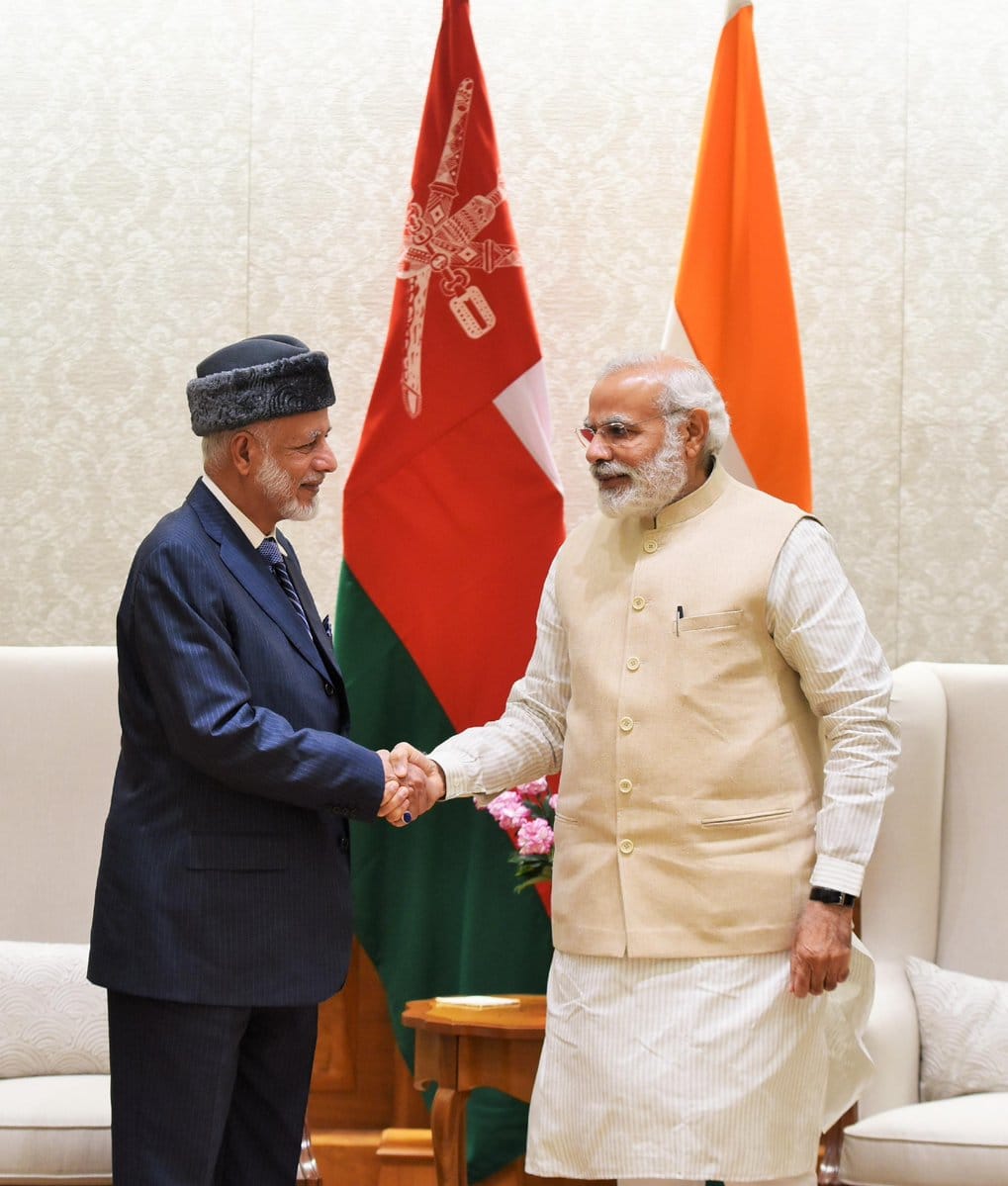 oman foreign minister meets pm Narendra  modi 
