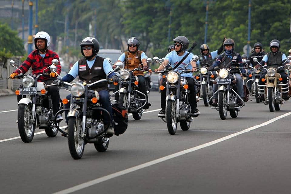 Royal Enfield one ride reached at gurgaon arawali hills 