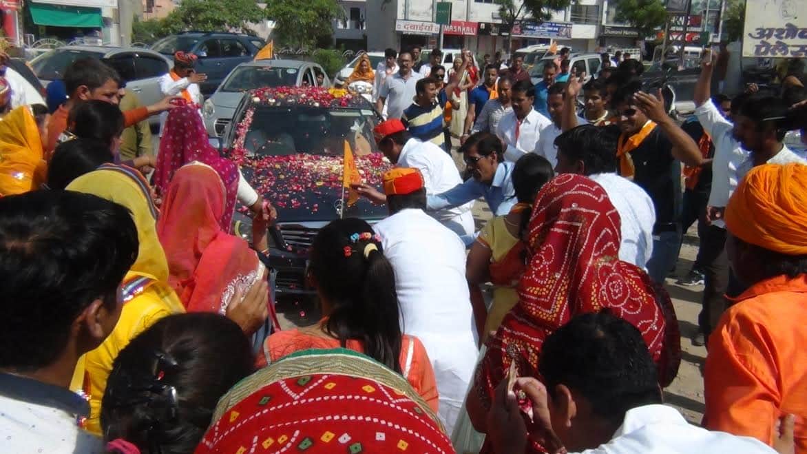 Lord came out of the temple