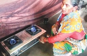 Use of biogas