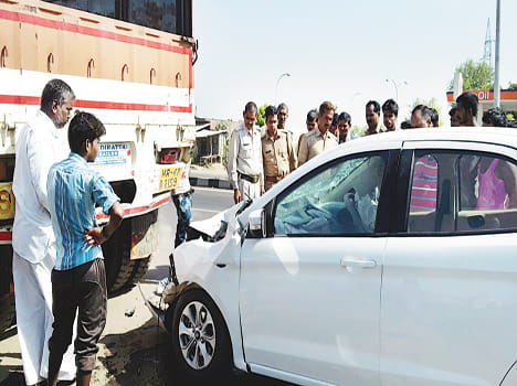 Durga death in road accident