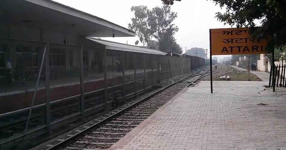 unique railway station of india, need passport and visa to enter in attari, atari railway station