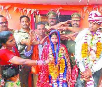 Marriage in Nanpara Police Chowki