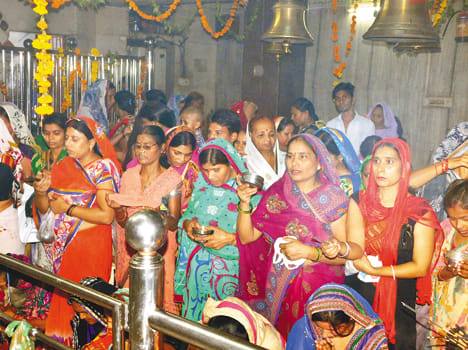 Prosperity sought by worshiping kalaratri