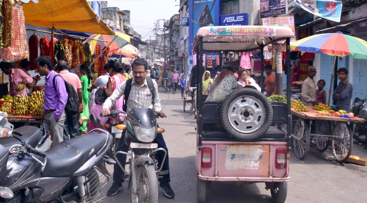 E-rickshaw entry drill