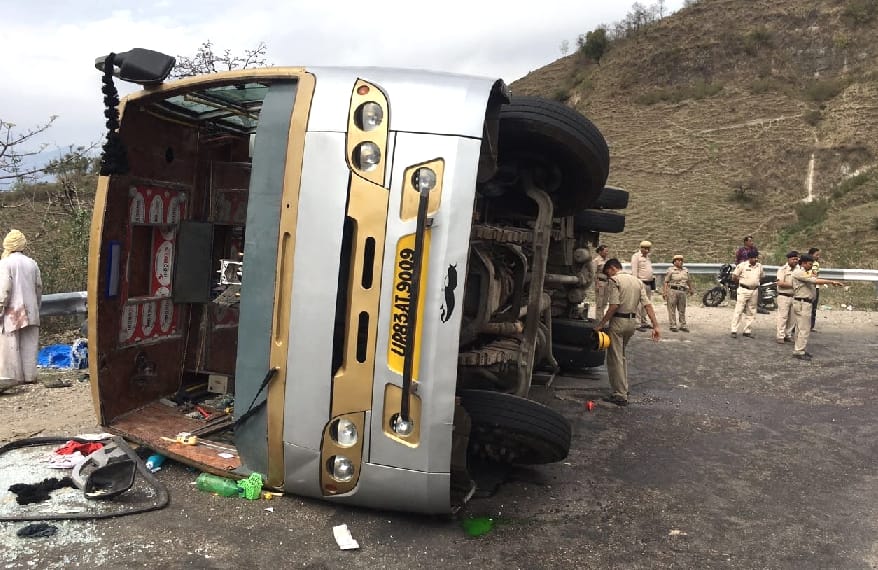 Two Children Killed in Bus Accident at Kangra.