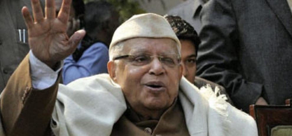 N D tiwari readmitted in Lohia hospital in Lucknow.