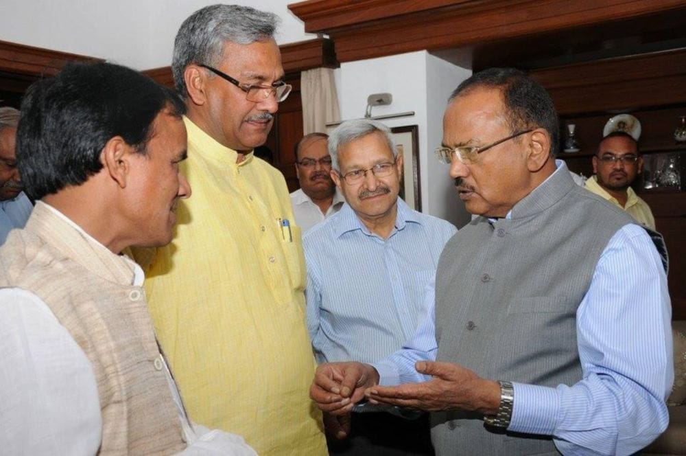   CM Trivendra Singh Rawat met National Security Advisor Ajit Dobhal