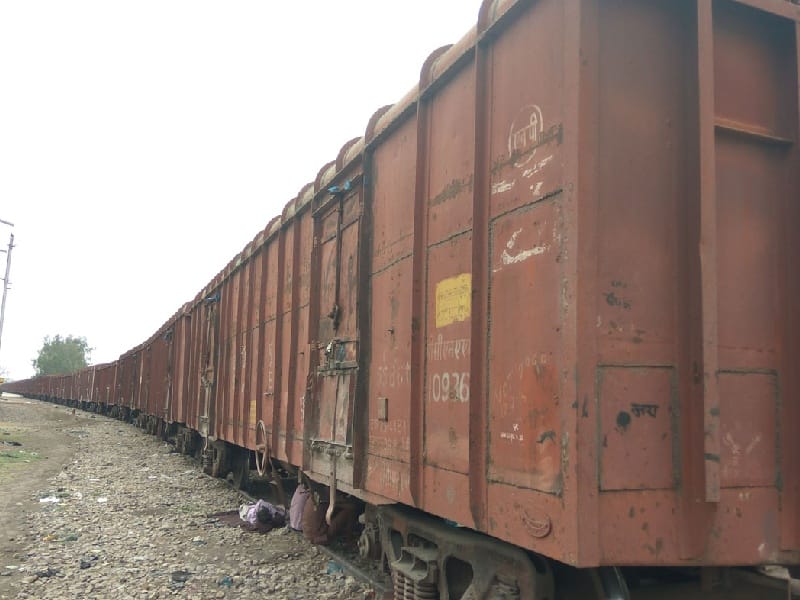 Railway, freight train, unloaded unload, fined on three procurement agencies, Sangrur