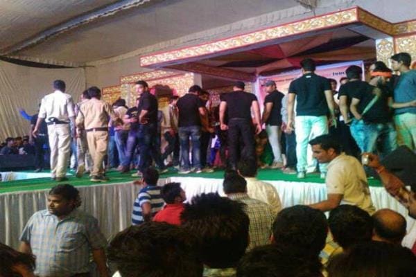 Clash in Sapna Chaudhary dance at Rohtak, haryana news