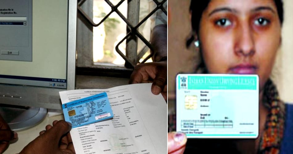 Now apply online for Driving licence and RC