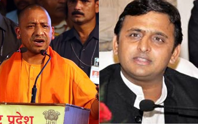cm adityanath attacks on akhilesh government in  kgmu