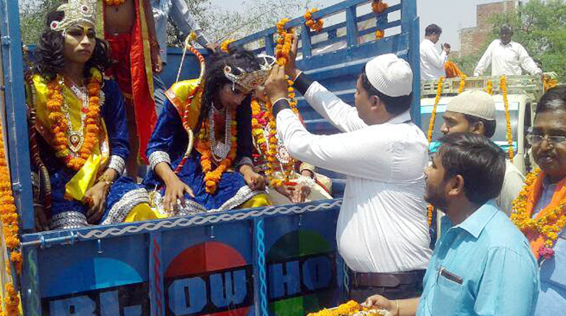 amazing confluence of hindu muslim unity on ram navami