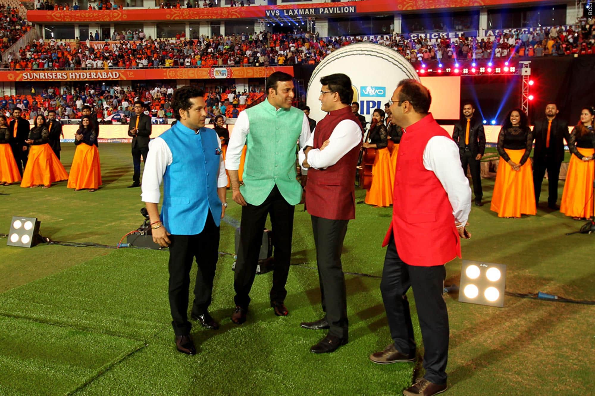 IPL 2017: opening Ceremony, Amy Jackson Sachin Tendulkar Saurav ganguly Virendra Sehwag