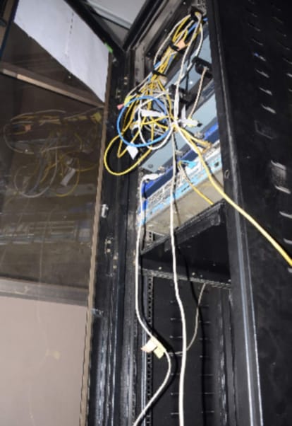 Lightning collapsed in collectorate complex