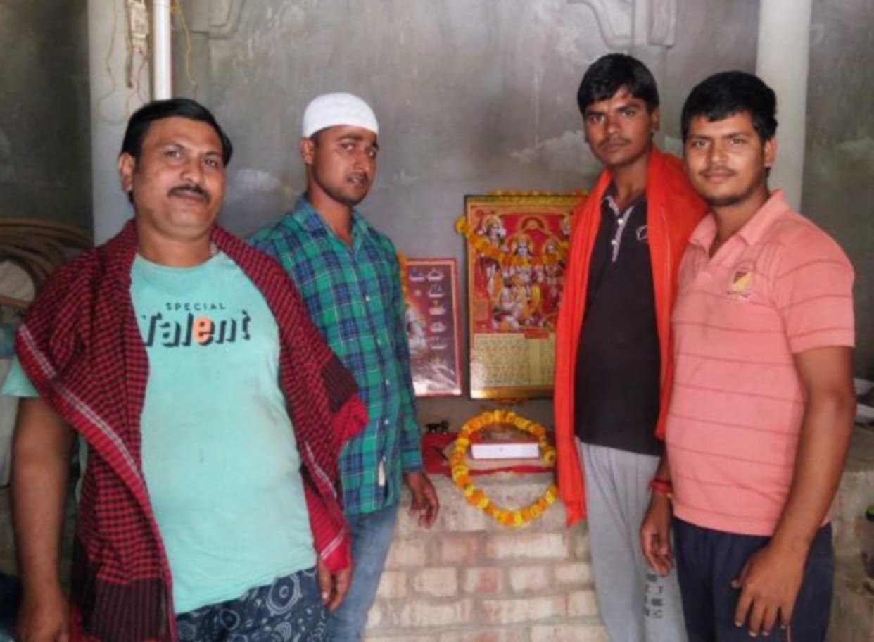 muslim boy rahim read ram charit manas in navratri at jaunpur