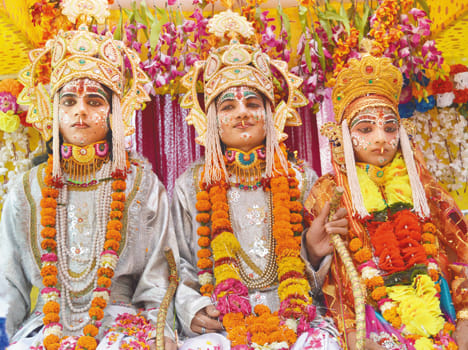 'Jai Shriram' in the procession of Ram Navami