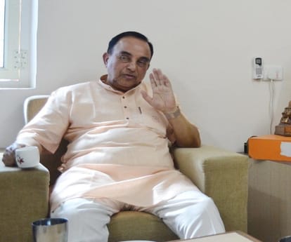 subrahmanyam swami in Lucknow over ram temple issue.