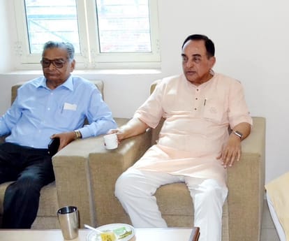 subrahmanyam swami in Lucknow over ram temple issue.