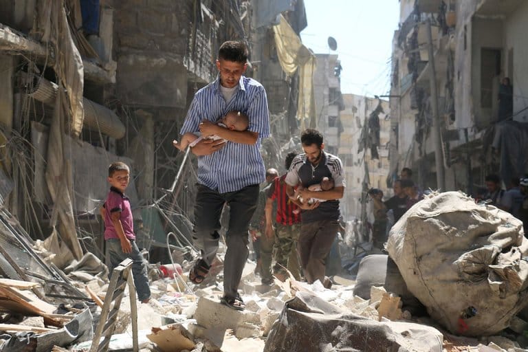 chemical attack in syria at least 58 people killed