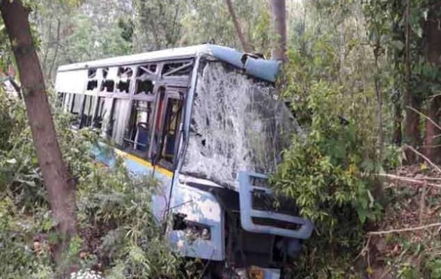 One Killed in HRTC Bus Accident at Una.