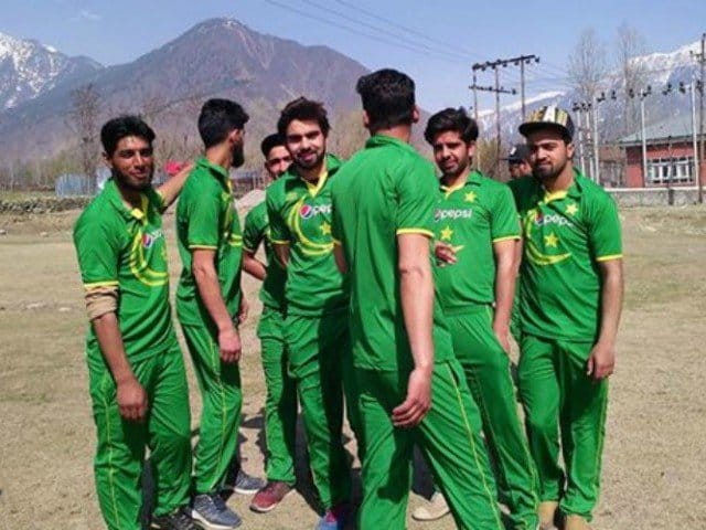 players wearing pakistani jersey arrested in kashmir
