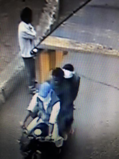 Capture of BJP leader's killer CCTV camera, view Photos