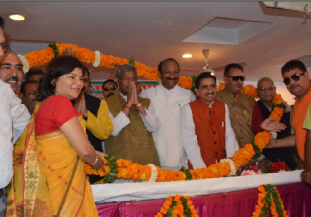 CM Trivendra  joined celebration of BJP establishment day
