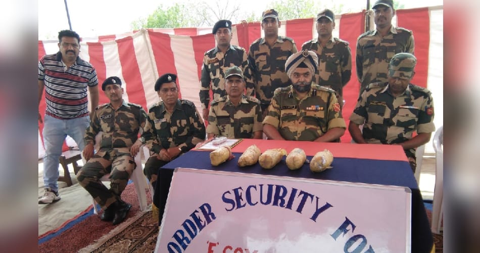 BSF Caught 20Kg Heroine in two days, punjab news