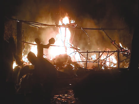 Fire, cash and housekeeping ashes