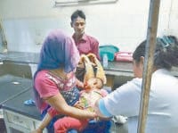 dog bite, child injured, face injured, dog, kurukshetra