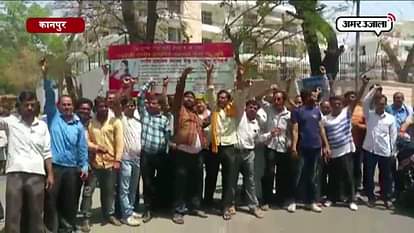 WINE SHOPKEEPER REACHED DM OFFICE FOR SECURITY IN KANPUR 