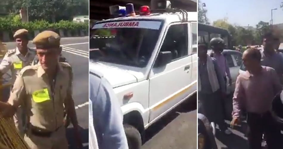 danger to cancer patient sonipat girl child life due to VIP Culture in delhi, public protest
