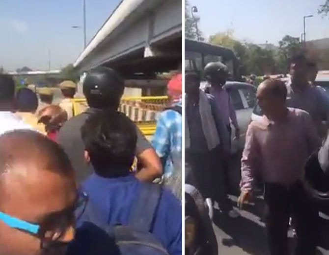 danger to cancer patient sonipat girl child life due to VIP Culture in delhi, public protest