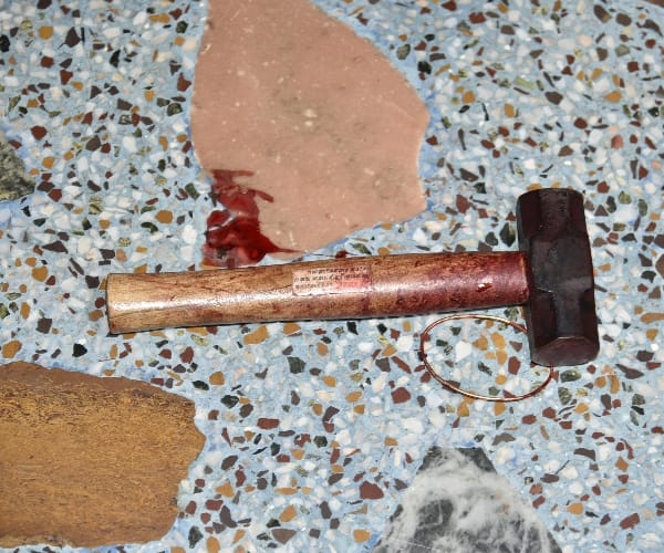 A man brutaly murdered his step mother in Lucknow.