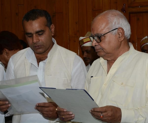 Four MLAs took oath in UP assembly.