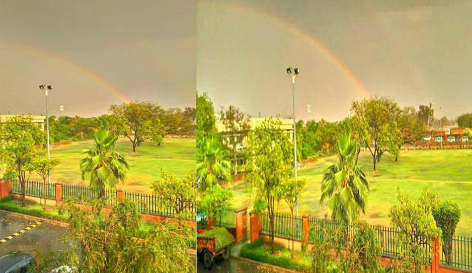 hailing and raining in kanpur 