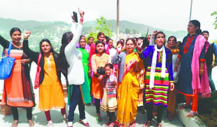 Demonstration of women against alcohol
