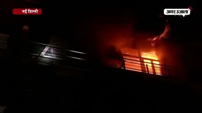 A FIRE BREAKOUT IN A MULTI STORY BUILDING IN NEW DELHI