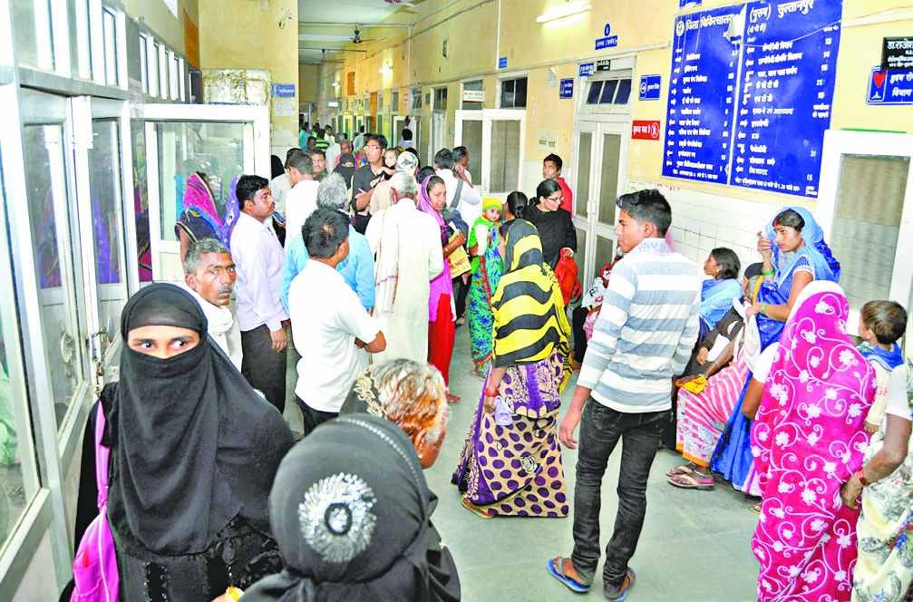 Drinking water supply stoped in the district hospital for 10 days