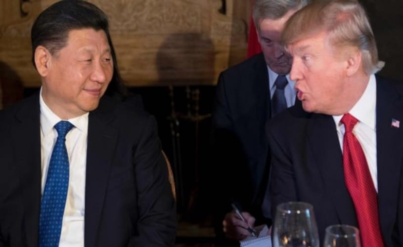 American President Donald Trump meet Chinese President Xi Jinping in Florida