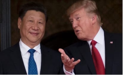 American President Donald Trump meet Chinese President Xi Jinping in Florida
