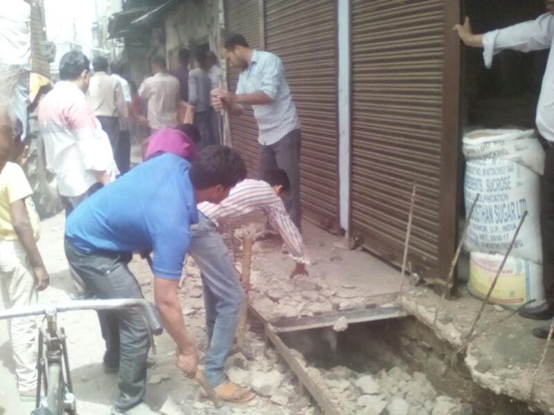 Initiated the encroachment campaign in Valley market, this time the trader comes in front